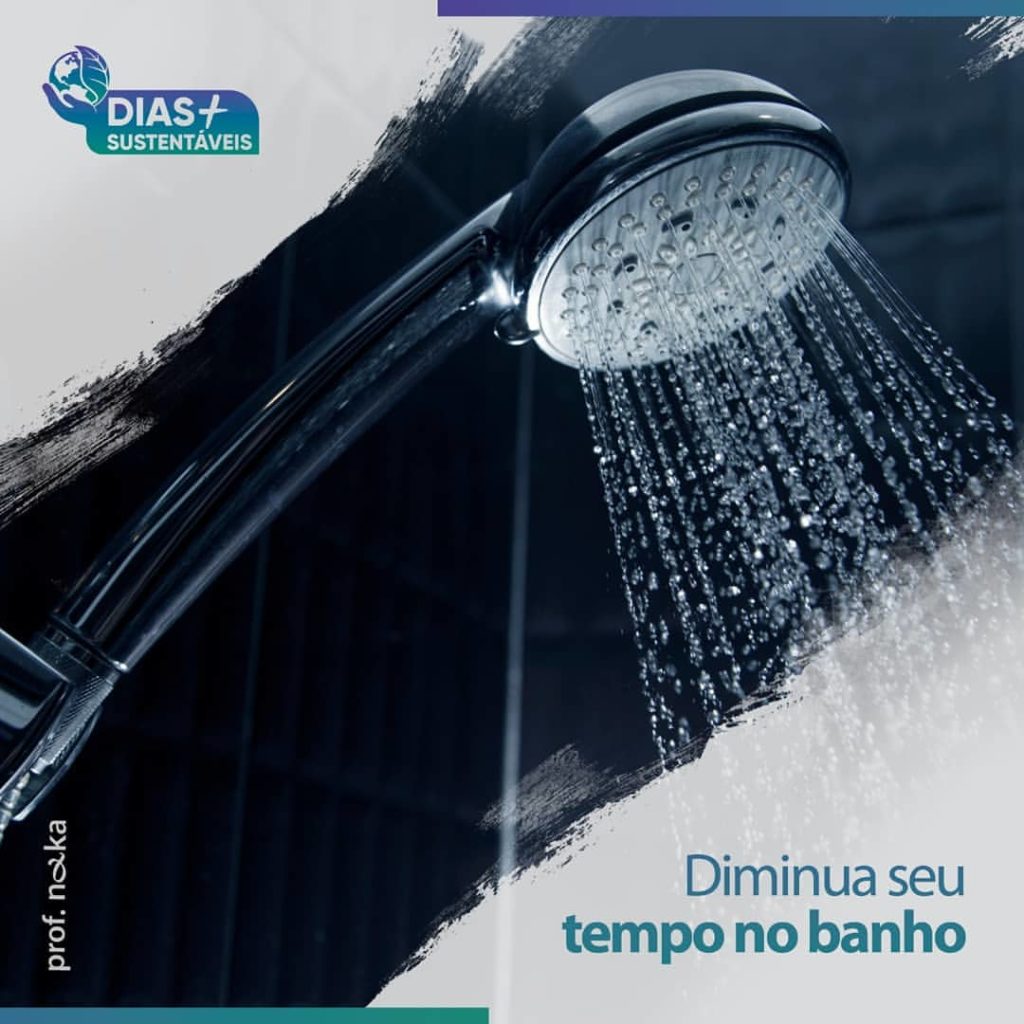 Diminua seu tempo no banho