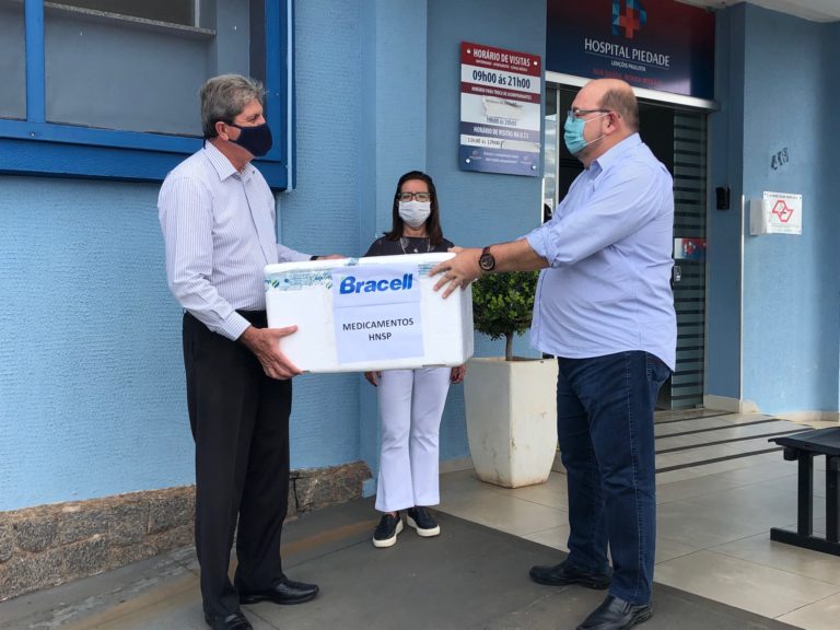 Bracell doa R$ 1 milhão em medicamentos para ‘kit intubação’ ao HNSP, em Lençóis Paulista