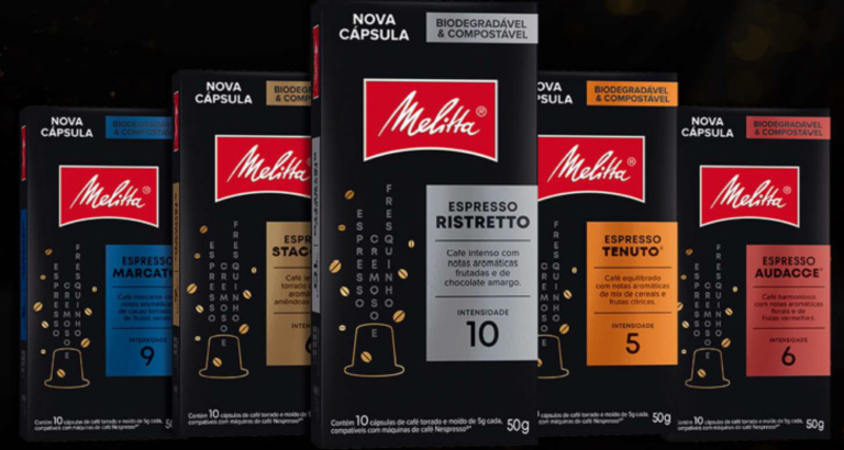 Novas cápsulas biodegradáveis e compostáveis do café Melitta