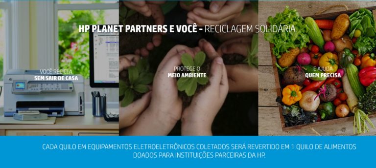 Campanha Planet Partners e Você faz reciclagem solidária