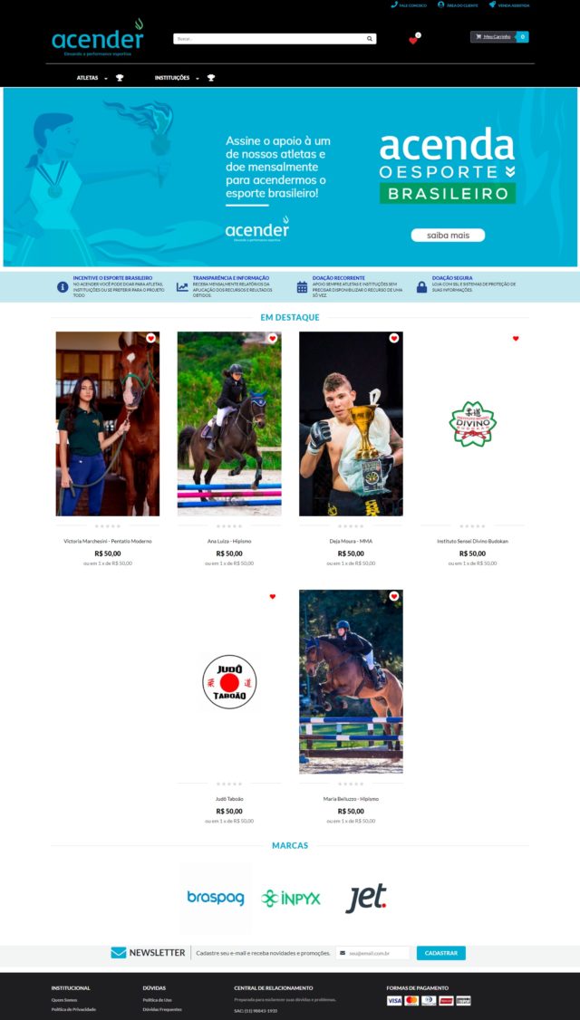 Projeto Acender chega para profissionalizar e impulsionar atletas brasileiros