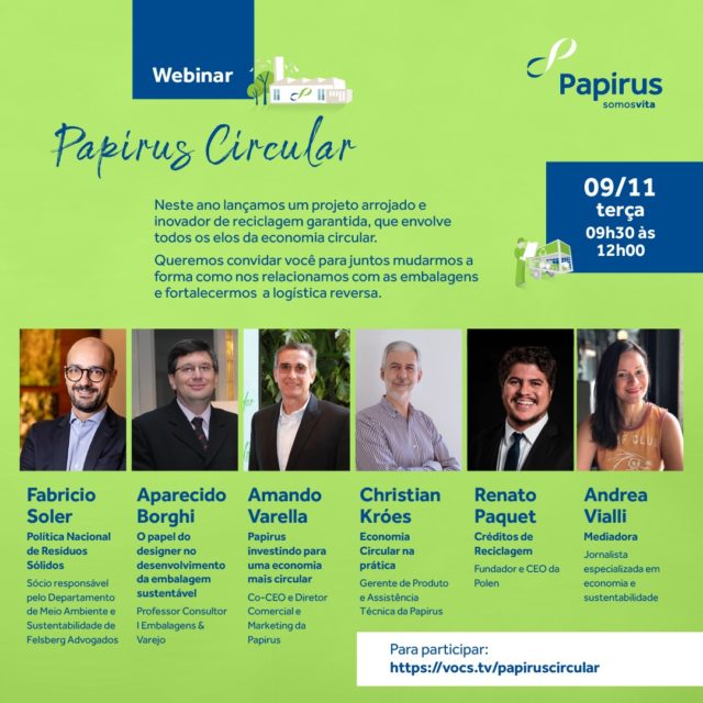 Webinar discute projeto de reciclagem garantida de empresa