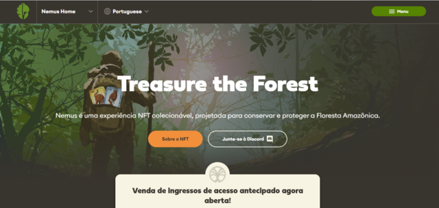 Fundação criada por brasileiros lança NFTs para conservação da Floresta Amazônica